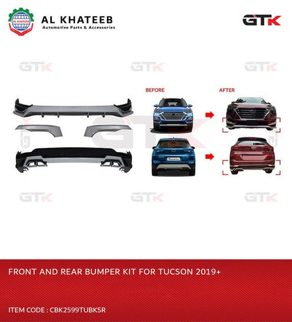 GTK Front And Rear Bumper Kit For Tucson 2019+