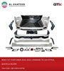 GTK Car Body Kit Fortuner 2016-2021 Upgrade To Lex Style, White & Silver