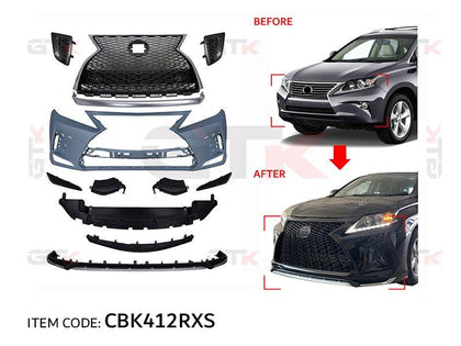 GTK Body Kit For Rx 2009-2014 Upgrade To 2020 Sport Style