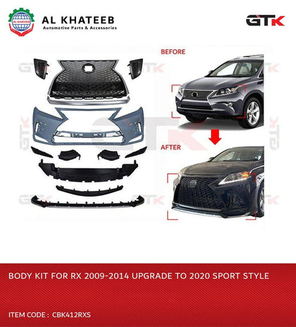 GTK Body Kit For Rx 2009-2014 Upgrade To 2020 Sport Style