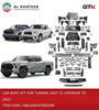 Car Body Kit for Tundra 2007-2021 Upgrade to 2022