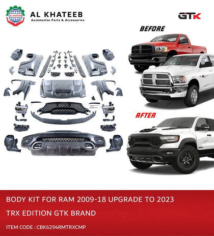 GTK Car Body Kit Ram 2013-2018 Upgrade To 2023 Trx Edition Style 1:1