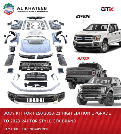 BODY KIT FOR UPGRADE  F150 2018-20 TO 2022 RAPTOR HIGH EDITION