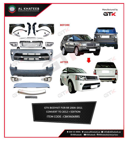 GTK Body Kit Range Rover Sport 2005-2009 Modify To 2013 Autobiography