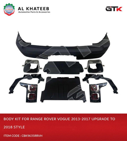 GTK Body Kit For Range Rover Vogue 2013-2017 Upgrade To 2018 Style