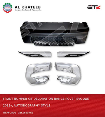 GTK Front Bumper Kit Decoration Range Rover Evoque 2012+, Autobiography Style