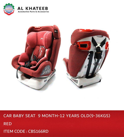 Car Baby Seat 9 to 12 months old (9-36 KGS) Red