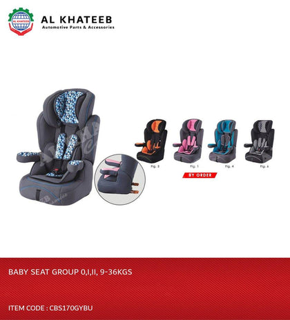 BABY SEAT GROUP 0,I,II, 9-36KGS