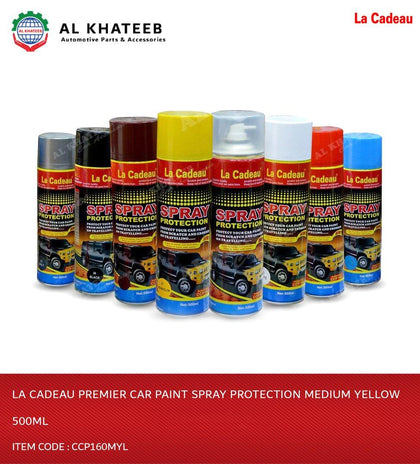 Al Khateeb La Cadeau Premier Car Paint Spray Protection Medium Yellow 500Ml