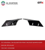 Universal Car Decoration Front and Read Bumper Down Spoiler, 2PCS Black