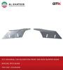 Universal Car Decoration Front and Read Bumper Down Spoiler, 2PCS Silver