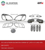 GTK Car Exterior Decoration Chrome Set 13Pcs Vitz 2000-2004, ABS Plastic