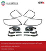 Car Exterior Decoration Chrome Accessories Set 14Pcs Aveo 2002-2011, ABS Plastic