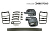 GTK Car Exterior Decoration Chrome Accessories Set 15Pcs Caddy 2007+, ABS Plastic