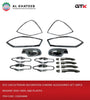 Car Exterior Decoration Chrome Accessories Set 18Pcs Megane 2002-2009, ABS Plastic