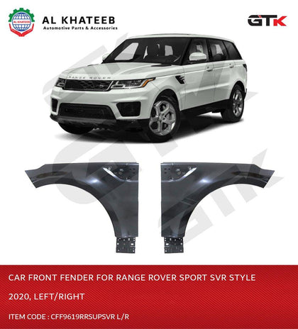 Land Rover Range Rover Sport SVR Style 2020 GTK Car Front Fender Flare Cover, Right Side