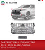 CAR FRONT GRILL FOR PAJERO/MONTERO 2015-20 BLACK-CHROME