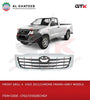 Front Grille For Hilux Vigo 2012, Chrome Frame And Gray In Middle
