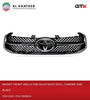 GTK Modify Front Grille For Hilux Revo 2015+, Chrome And Black