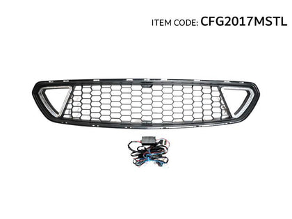 AutoTech Car Front Grille Drl Led Running Lights With Wire Set Mustang 2015-2017