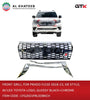 Front Grille for Prado FJ150 2018-2023 GR Style with LED & Logo Glossy Black +Chrome