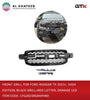 Front Grill for Ranger T9 2023+ High Edition Black, Grill+Red Letter with LED