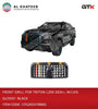 Front Grill for Triton L200 2024+ with LED Glossy Black