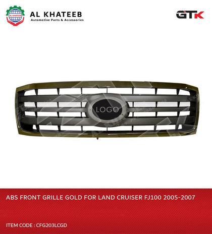 GTK ABS Front Grille Gold For Land Cruiser FJ100 2005-2007