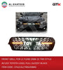Front Grill for LC FJ200 2008-2015 TRD Style with LED Logo Full Glossy Black