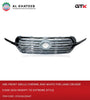 GTK Abs Front Grille Chrome And White For Land Cruiser Fj200 2016 Modify To Extreme Style