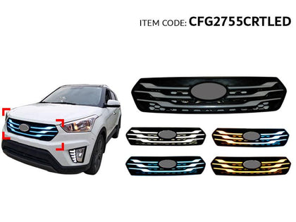 GTK Car Front Grille With LED Creta 2015-2017