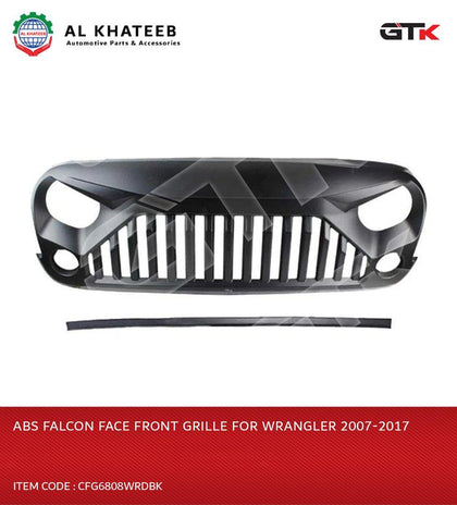 GTK Abs Falcon Face Front Grille For Wrangler 2007-2017