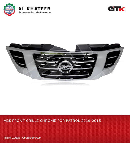 GTK ABS Front Grille Chrome For Patrol 2010-2015