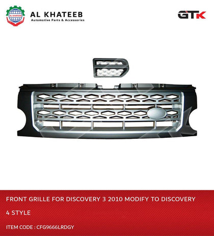 GTK Front Grille For Discovery 3 2010 Modify To Discovery 4 Style