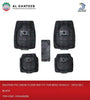 PVC Snow Floor Mat Fit For Vehicle - 5Pcs/Set, Black