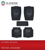Dolphin Universal Car Fit Rubber PVC Snow Floor Mat - 5Pcs/Set, Back