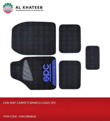 CAR MAT CARPET/SPARCO LOGO 5PC