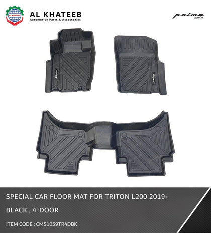 GTK Special Car Floor Mat Triton L200 2019+ Black, 4-Door