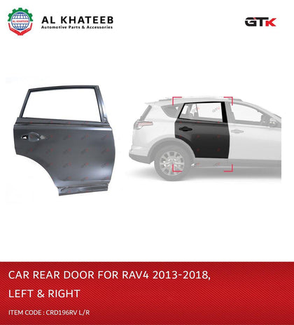 GTK Car Rear Door Right Panel Rav4 2013-2018
