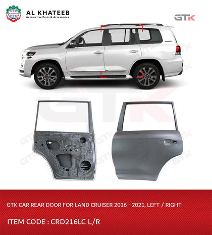 GTK Car Rear Right Panel Land Cruiser FJ200 2016-2021, Metal