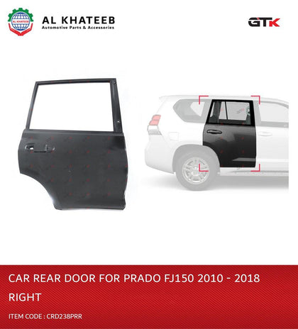 GTK Car Rear Door Right Panel Prado FJ150 2010-2019