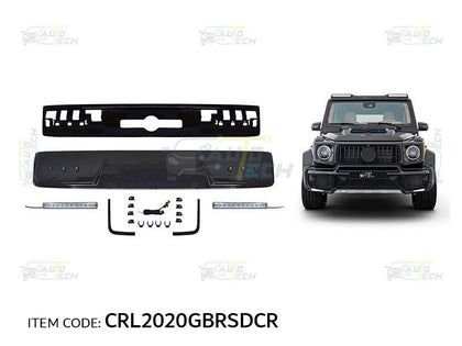 AutoTech Car Roof Lamp Top Light Bar With LED Drl Carbon Fiber Brabus Style G-Class W464 2020+