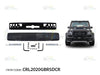 AutoTech Car Roof Lamp Top Light Bar With LED Drl Carbon Fiber BRB Style G-Class W464 2020+