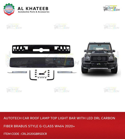 Car Roof Lamp Top Light Bar With LED Drl Carbon Fiber Style G-Class W464 2020+