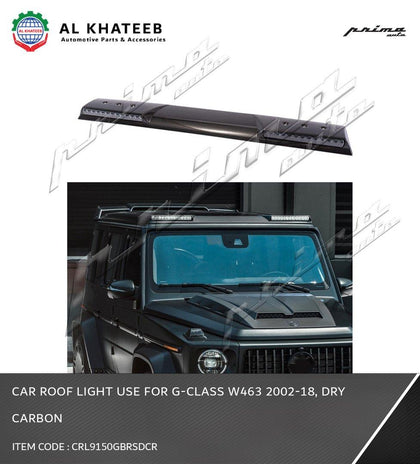 CAR ROOF LIGHT USE FOR G-CLASS W463 2002-18, DRY CARBON