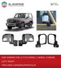 Side Mirror for LC FJ70 Series 3Wires Chrome Left