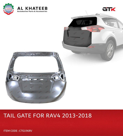GTK Car Trunk Rear Hatch Liftgate Door Rav4 2013-2018, Unpainted