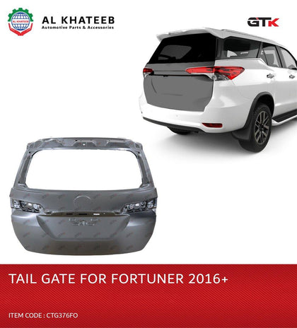 GTK Car Trunk Rear Hatch Liftgate Door Fortuner 2016-2023, Unpainted