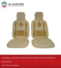 Al Khateeb Universal Car Seat Cover Winter Warm Cushion Handmade 2Pcs, Beige