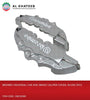 Al Khateeb Brembo Universal Car Disc Brake Caliper Cover, Silver 2Pcs